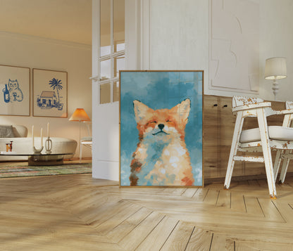 Gentle Fox Portrait Poster