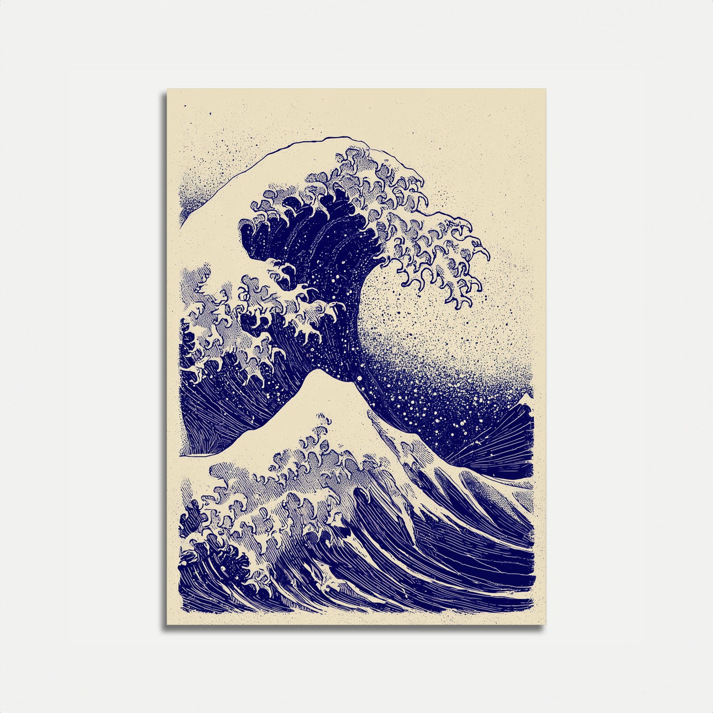 Grote Golf Oceaanstorm Poster