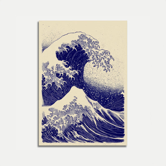 Great Wave Oceanstorm plakat