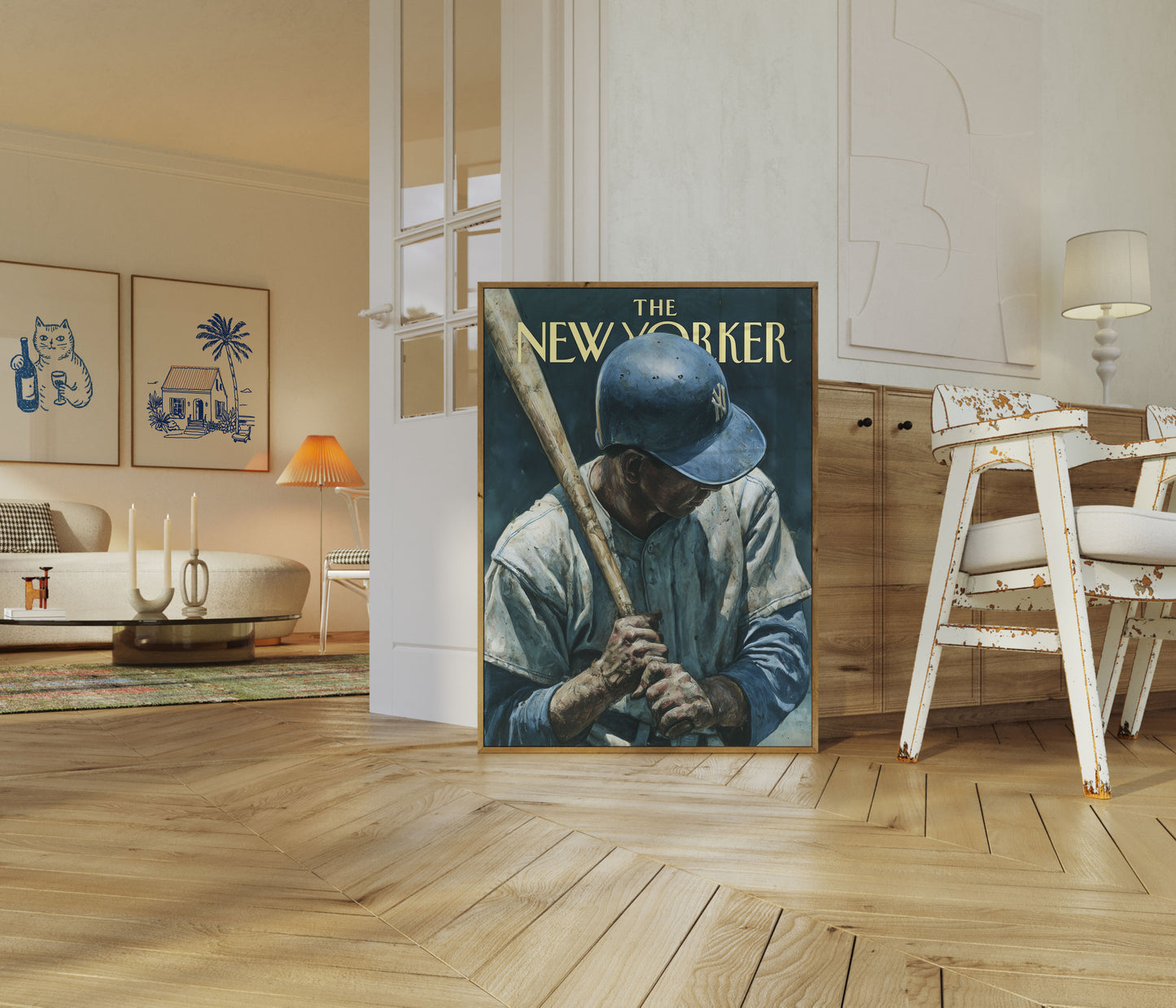 Baseball Legend New York Poster