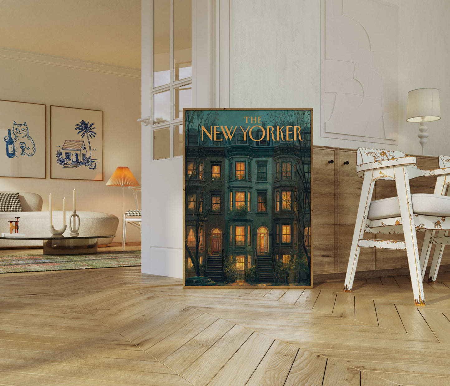 New York City Twilight Poster