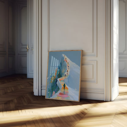 Bergbeklimmers Reis Poster