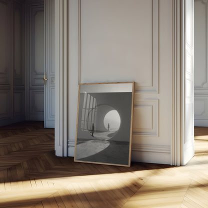 Moderne Tunnelarkitektur Plakat