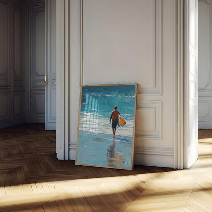 Solitude Waves Surfing Poster