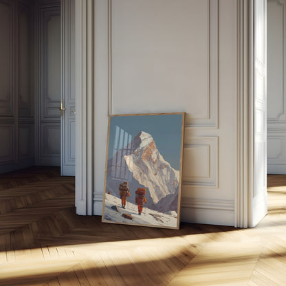 Everest Expedition Climb Poster