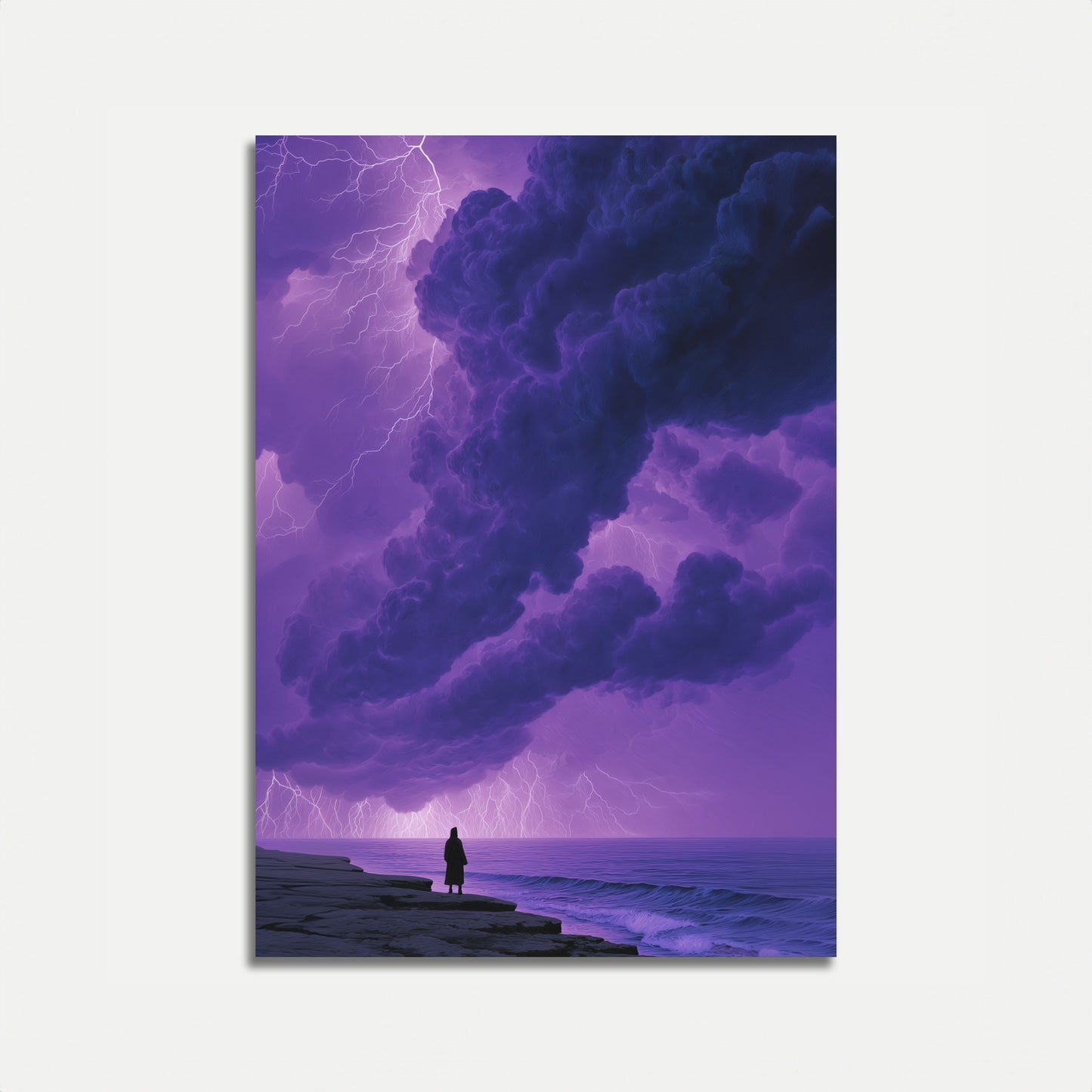 Cartaz de Observação de Tempestade Solitária