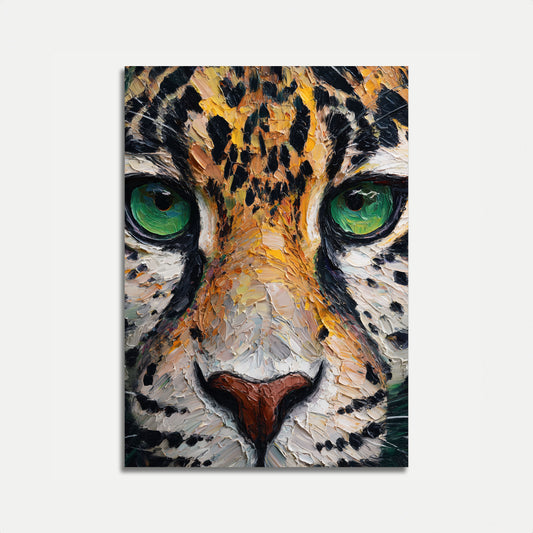 Luipaard Kat Groene Ogen Poster