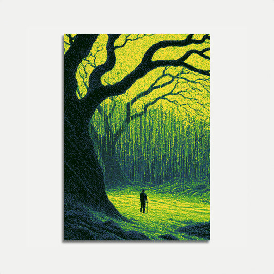 Enchanted Forest Cathedral Poster