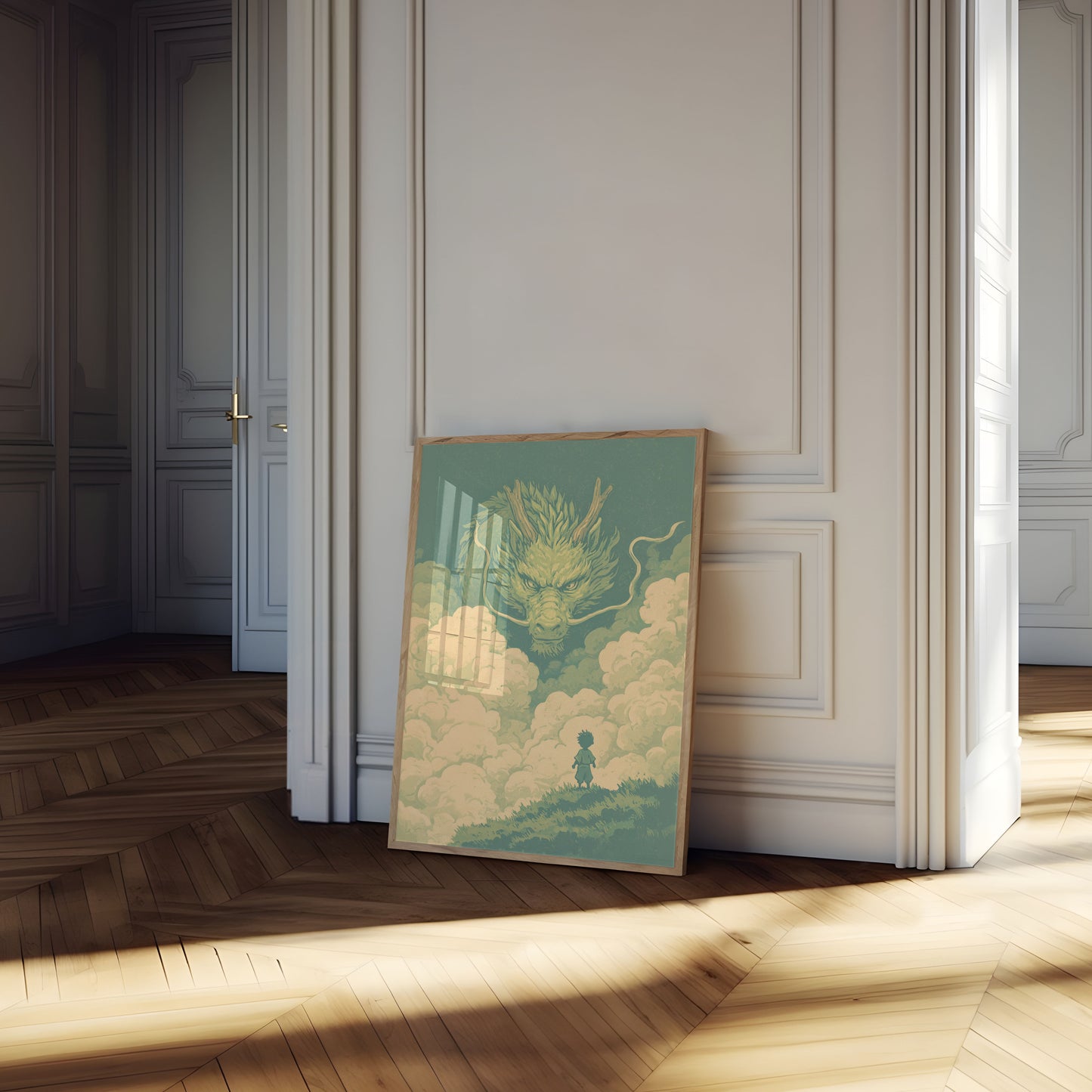 Drage i Skyerne Plakat