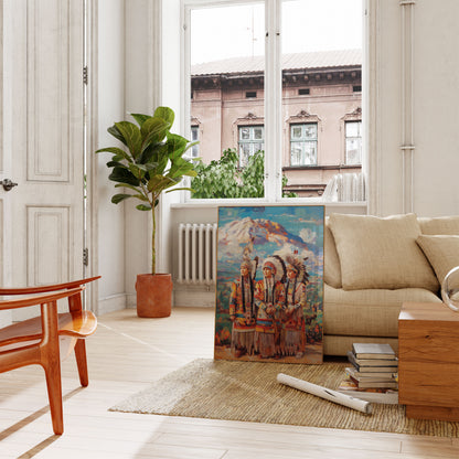 Native American Chiefs Majestic Poster