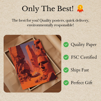 Mars Kolonie Verkenningsposter