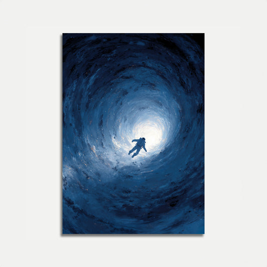 Perdu dans le tunnel cosmique - Affiche