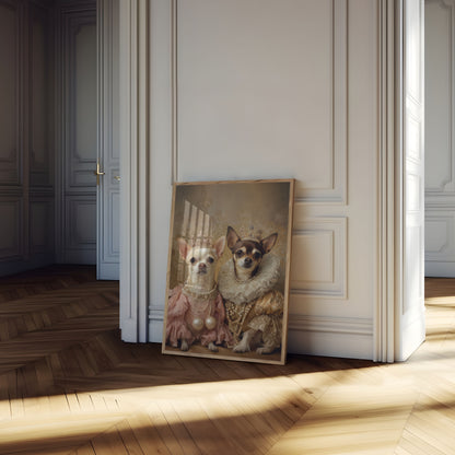 Royal Chihuahua Elegance Poster