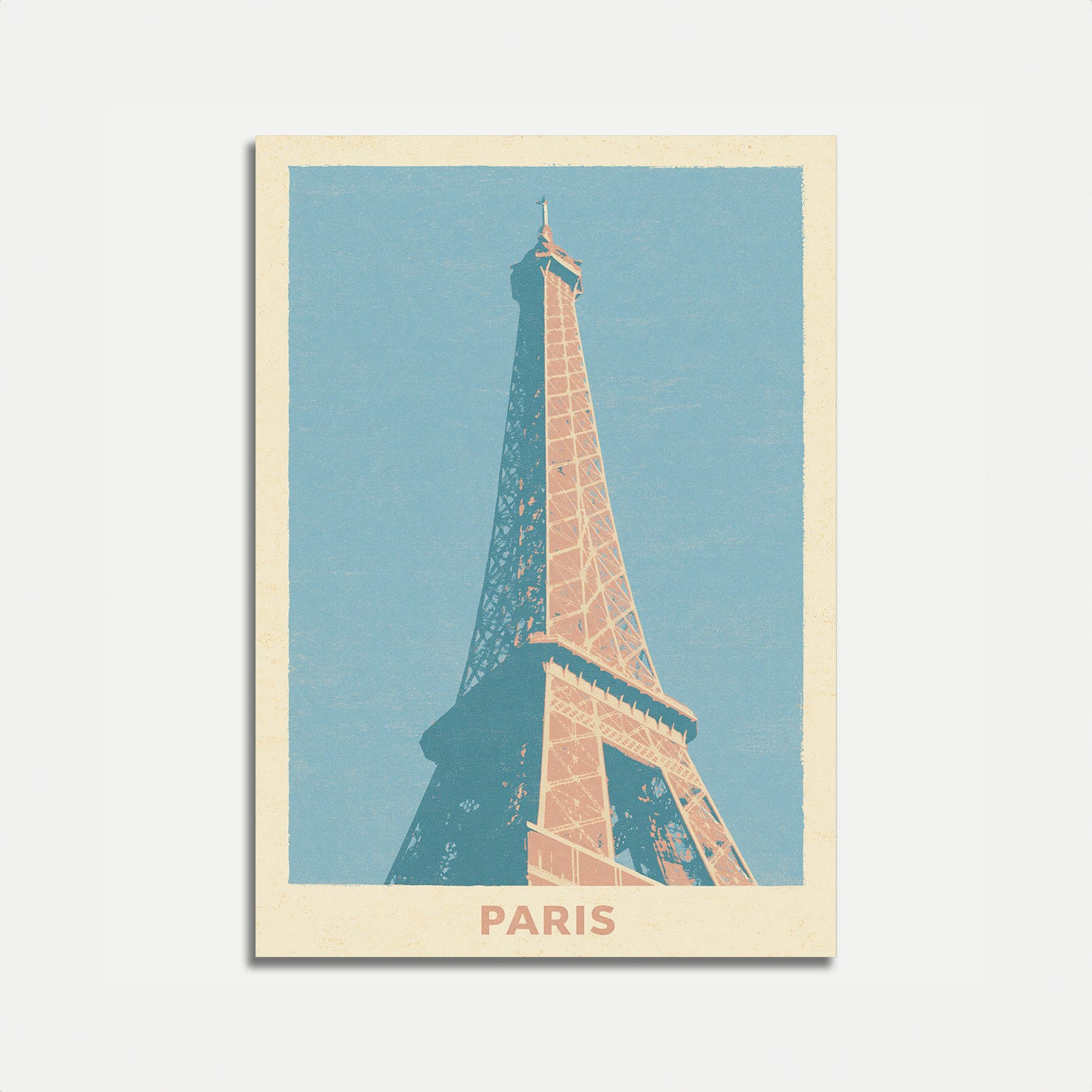 Manifesto Vintage Torre Eiffel Parigi