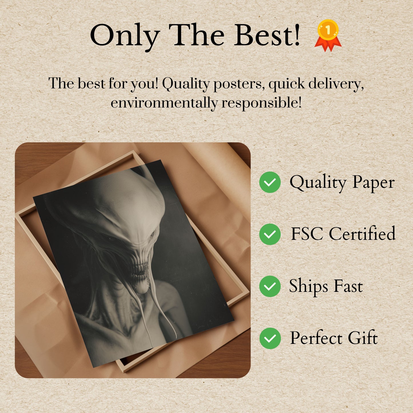 Extraterrestrial Alien Encounter Poster