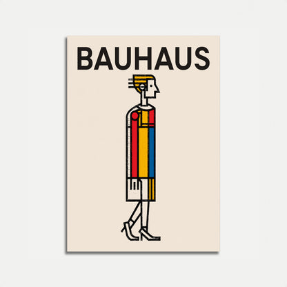 Bauhaus Geometrisk Figur Plakat
