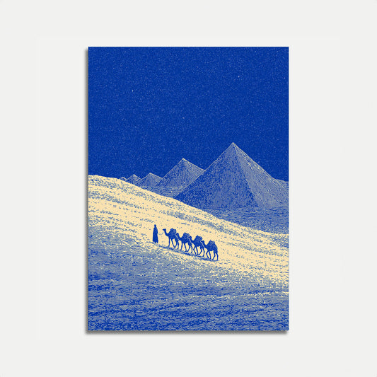 Poster: Carovana nel Deserto Sotto le Stelle