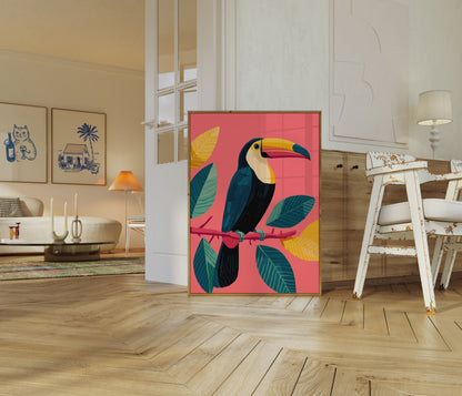 Colorful Toucan Bird Poster