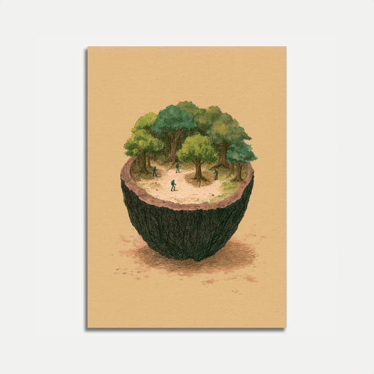 Forest Island Adventure Poster