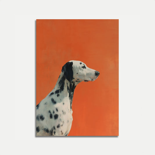 Spotted Elegance Dalmatian Poster