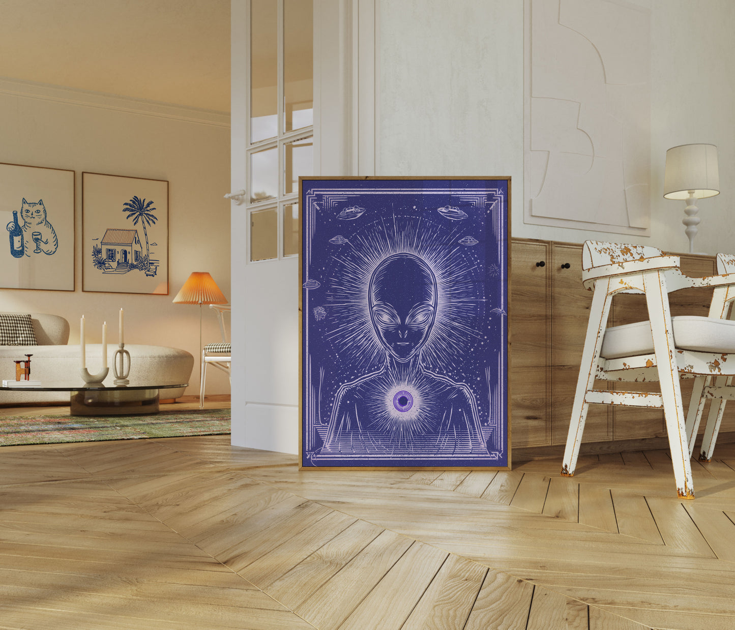 Cosmic Alien Consciousness Poster
