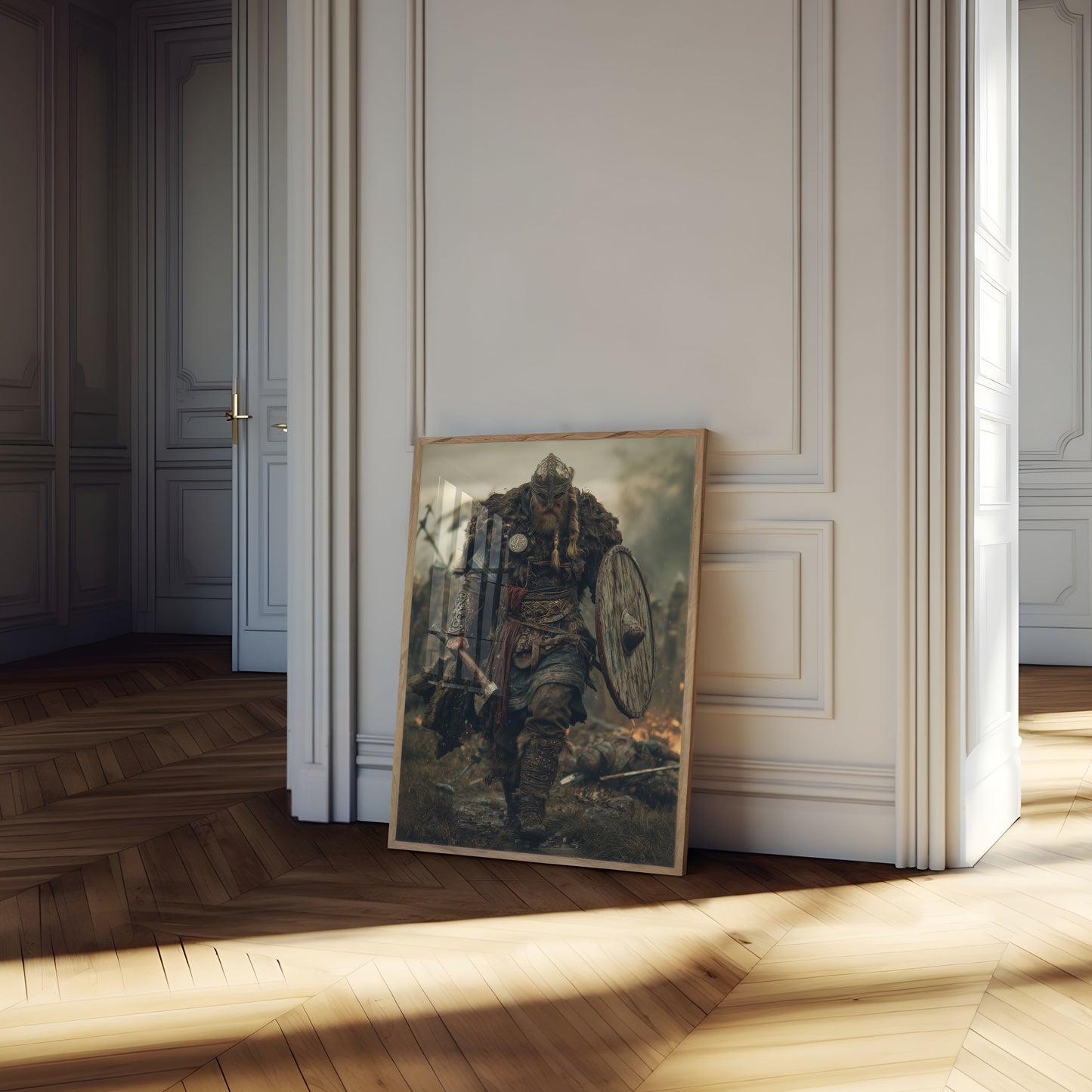 Viking Warrior Battle Poster