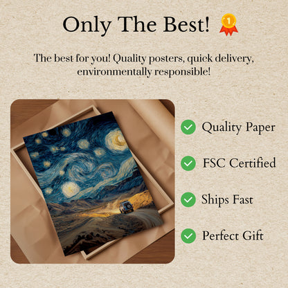 Stjerneklar Ørkenvandring Plakat