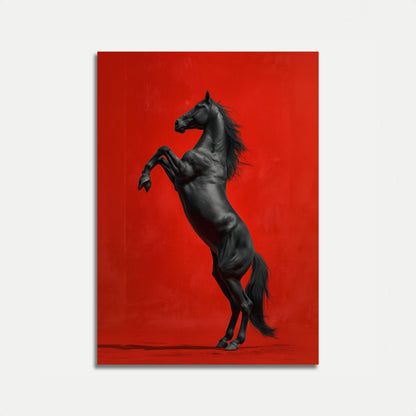 Poster del Stallone Oscuro in Ascesa
