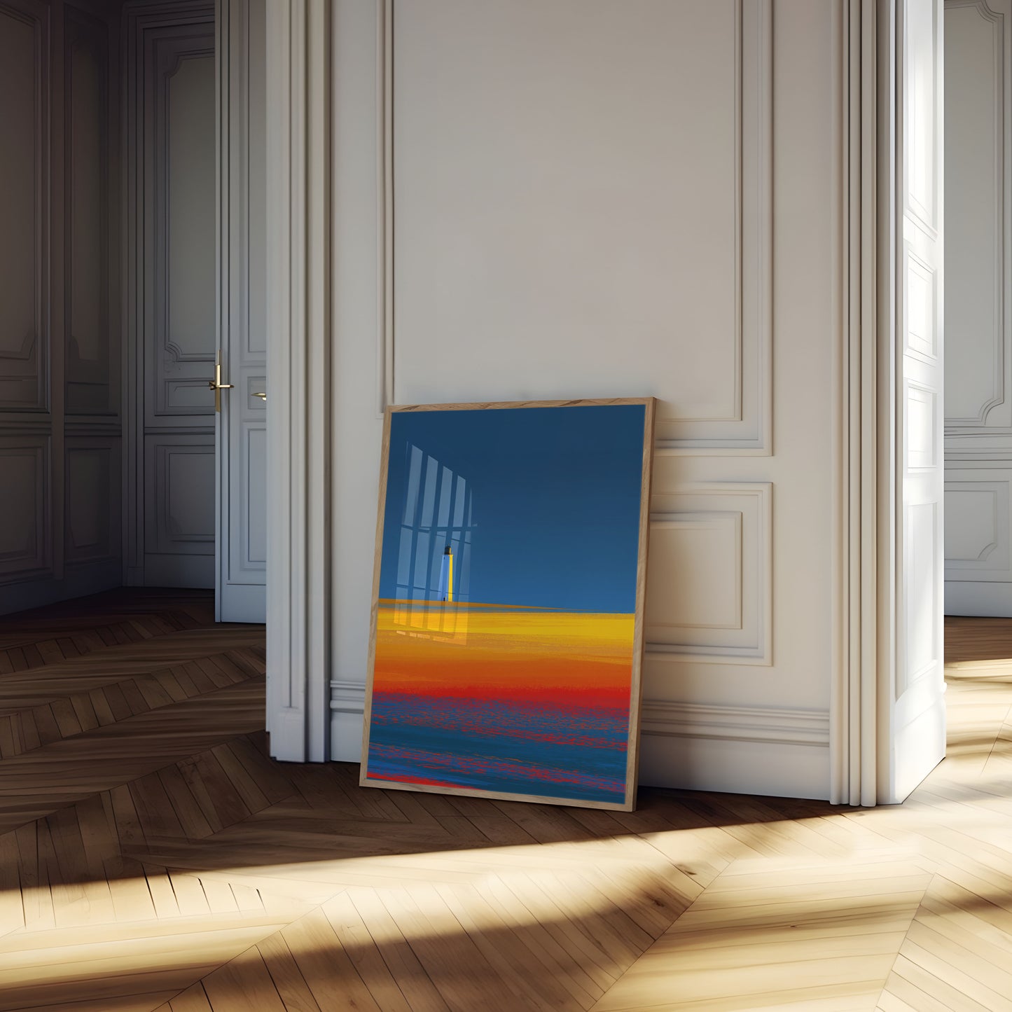 Küstennanlicht Minimalistisches Poster