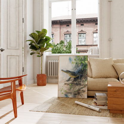 Póster de acuarela de Ancient Predator