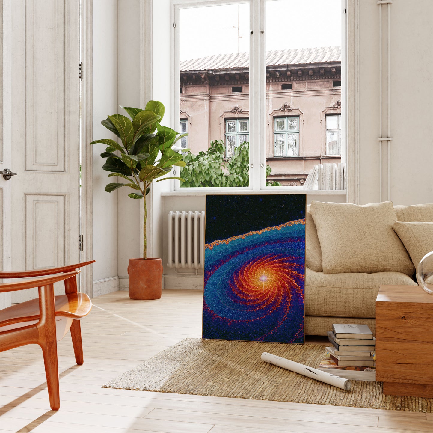 Cosmic Spiral Energy Poster