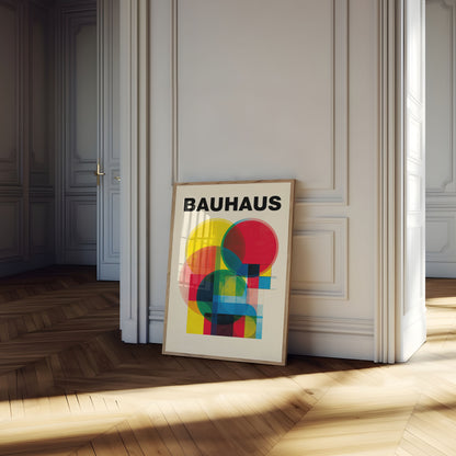 Bauhaus Geometrisch Abstraktes Plakat