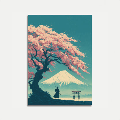 Plakat Zen Samuraj Góra Fudżi