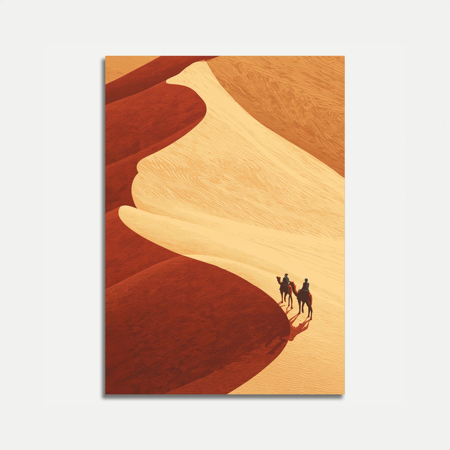 Desert Caravan Adventure Poster