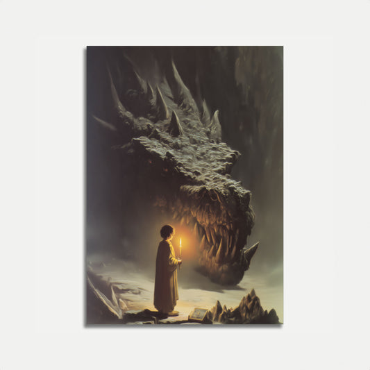 Poster del Guardiano del Drago con Torcia