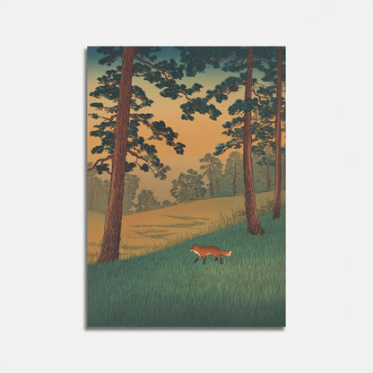 Skogrev Skogslandskap Plakat