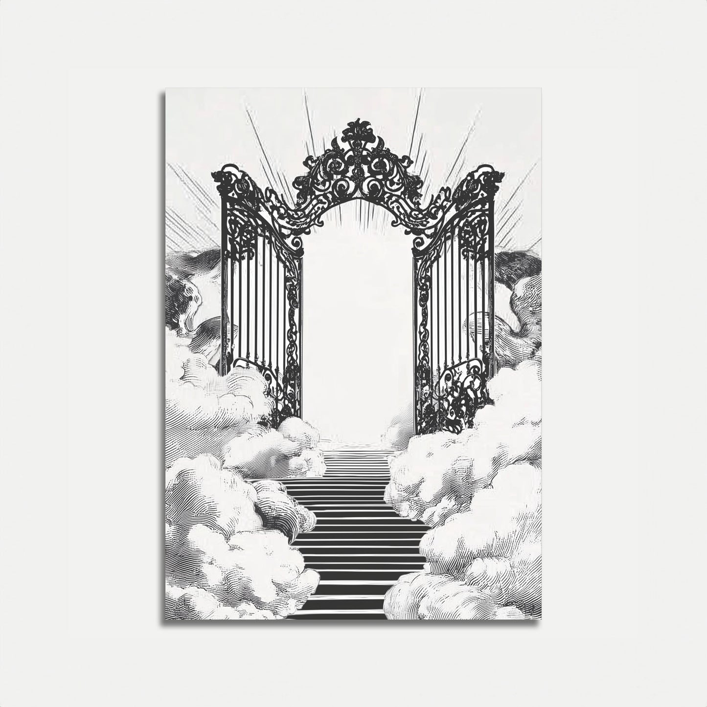 Ornate Heavenly Gates Poster