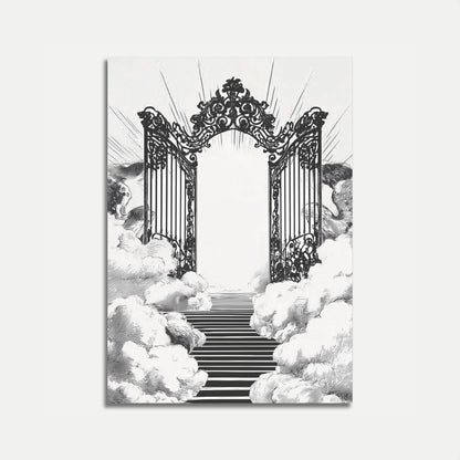 Ornate Heavenly Gates Poster