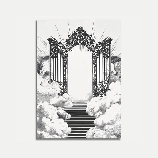 Ornate Heavenly Gates Poster