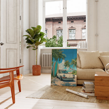 Porsche Beach Escape Poster