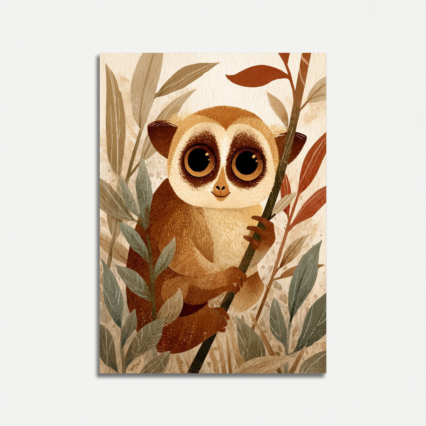 Curious Owl in Nature Poster