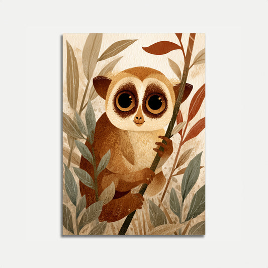 Affiche de Hibou Curieux dans la Nature