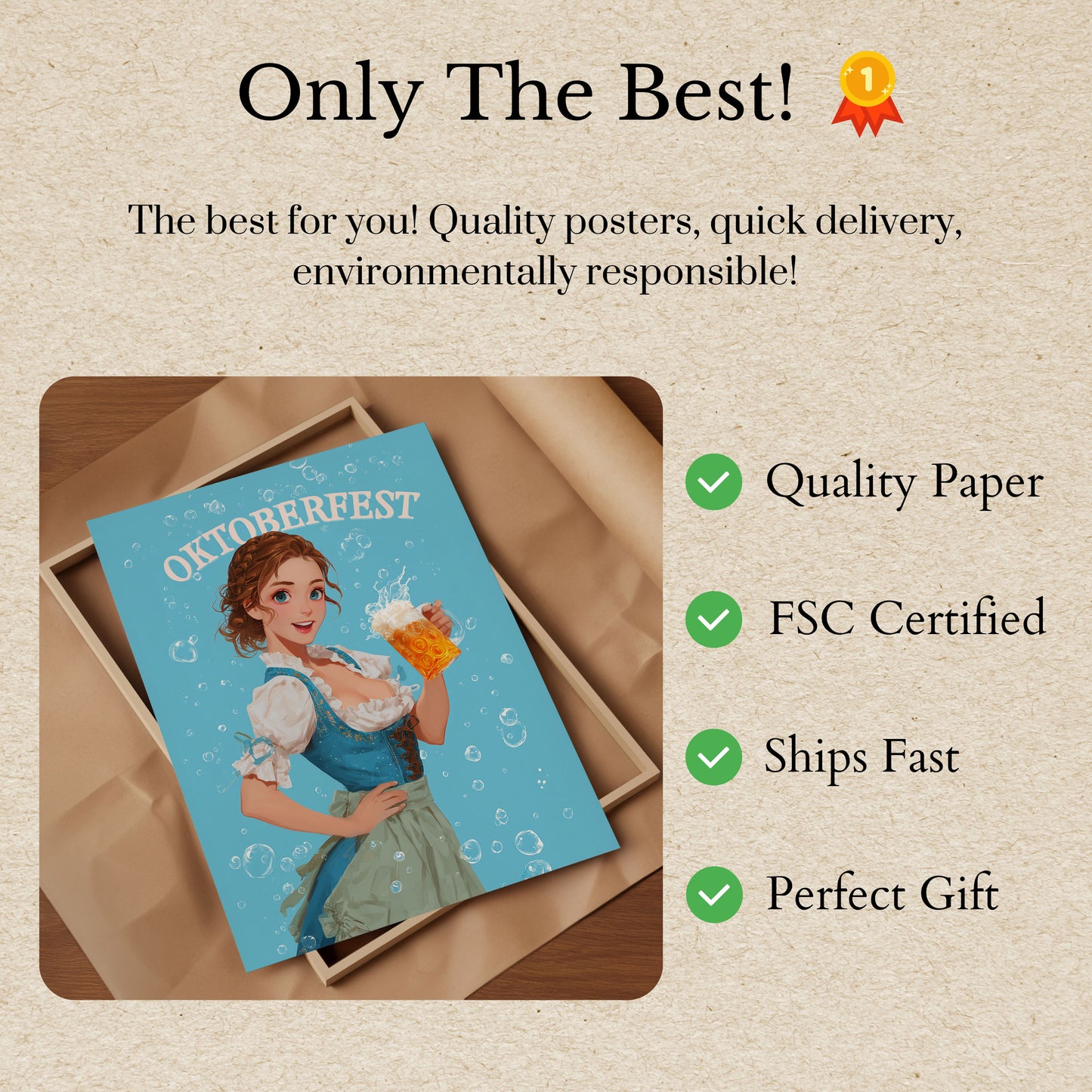 Festive Oktoberfest Beer Celebration Poster