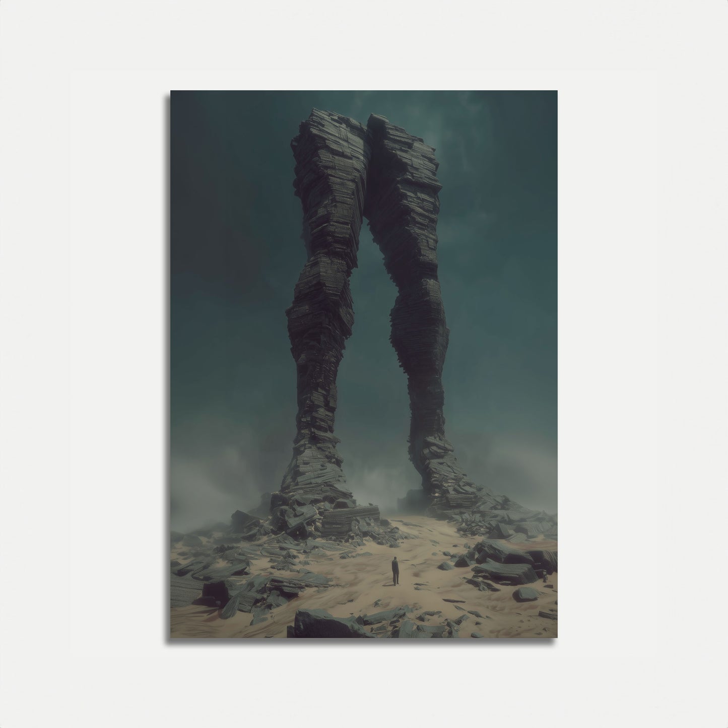 Stone Legs Landscape Poster