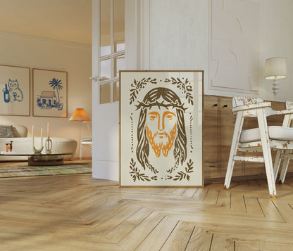 Christ Crown of Thorns Poster