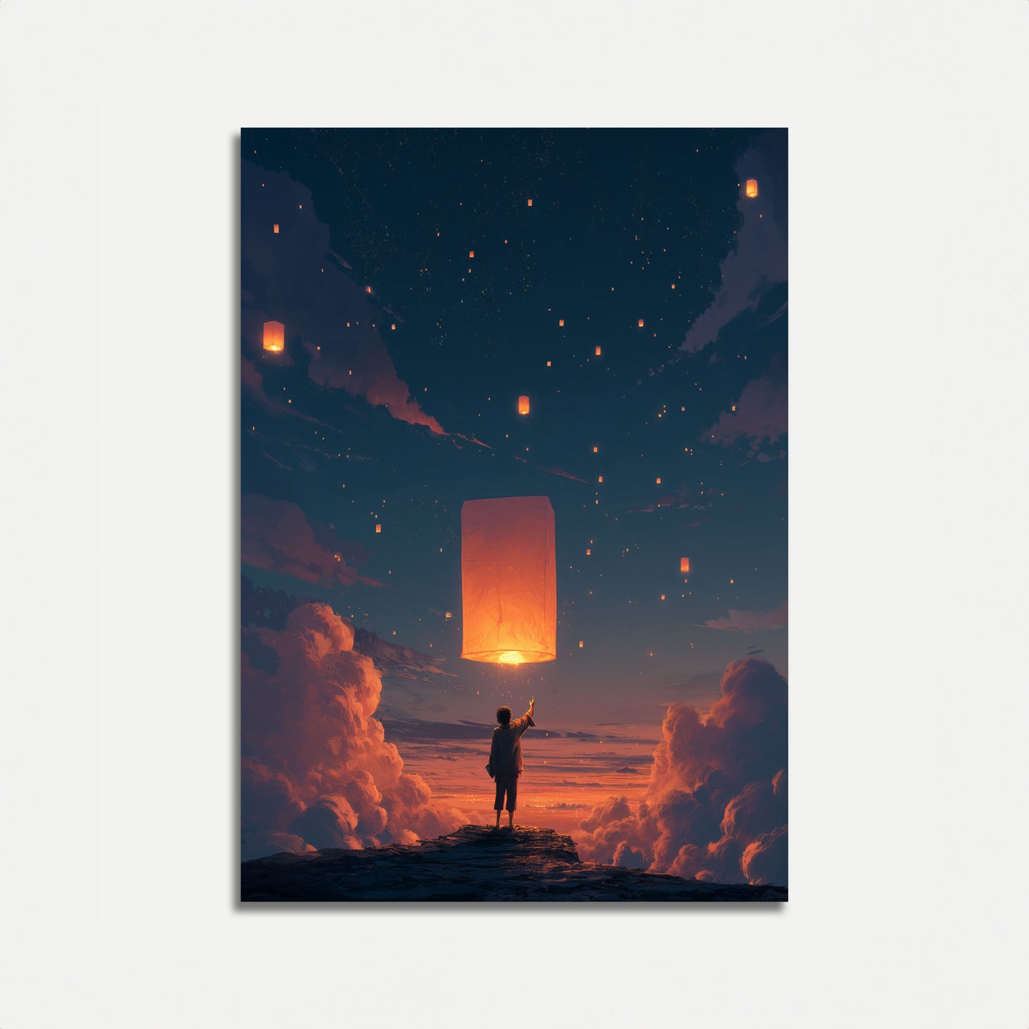 Lanterns of Hope Anime Poster