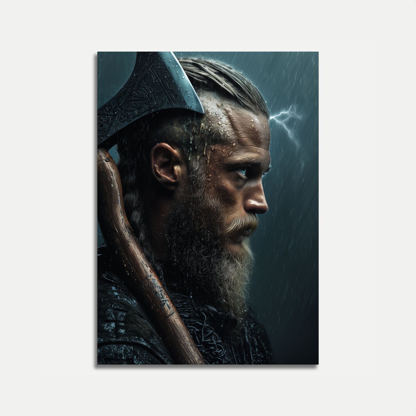 Fierce Viking Warrior Poster