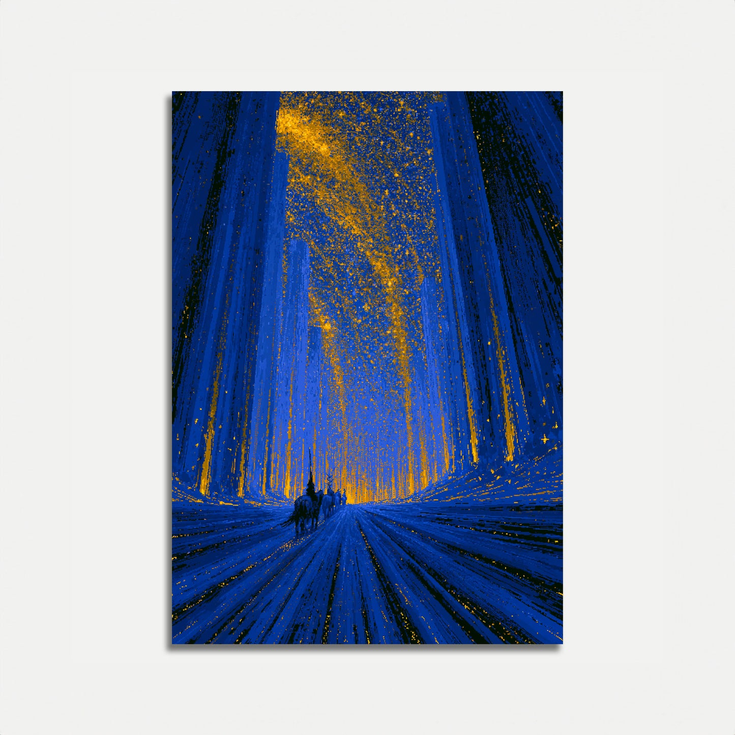 Poster Hemels Lichtpad
