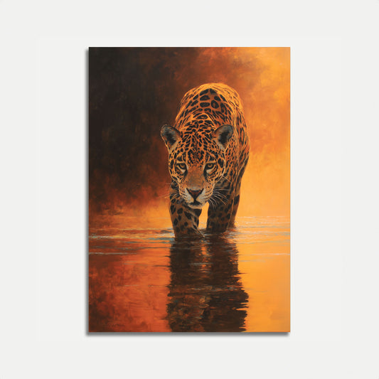 Affiche Jaguar dans les Eaux Dorées