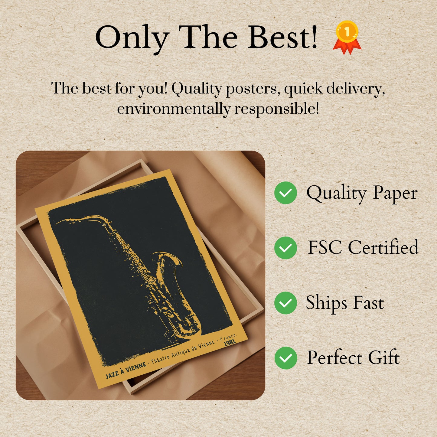 Retro jazzový plakát vídeňského divadla